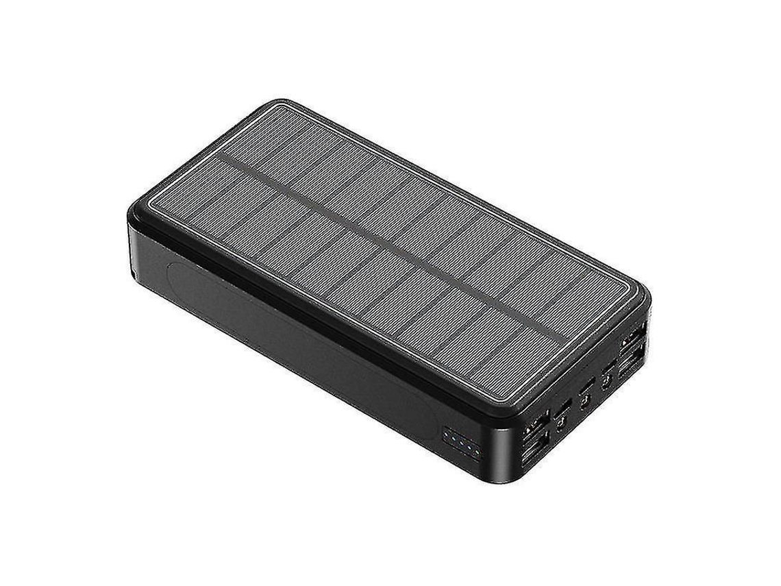2026 carregador Portátil Sem Fio Solar 100000mah Grande Capacidade Usb com 3 Entradas e 4 Saídas