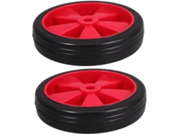 Jogo De 2 Rodas Reforçadas Para Compressor De Ar Industrial, Para Fácil Mobilidade, Com Parafuso Gokoco