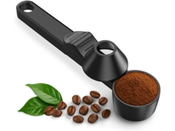 Colher Medidora E Funil 2 Em 1 Para Café Colheres De Sopa, Ferramenta Reutilizável Encher Cápsulas K-cup, À Prova Derramamento Moído, Proteína Pó