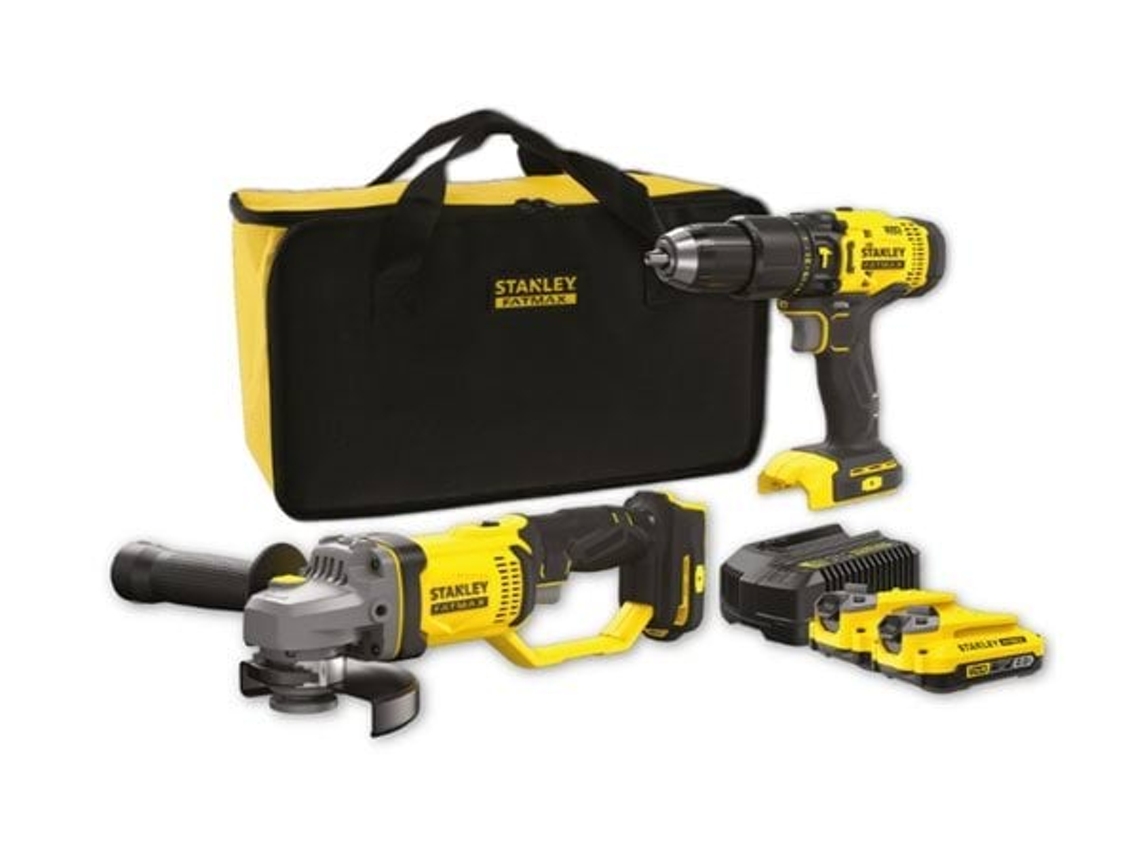 Kit Berbequim Combinado + Rebarbadora V20 STANLEY SFMCK471D2S-QW