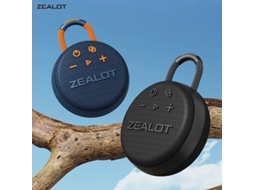 Zelote S77 Coluna Bluetooth Portátil Coluna Grande De 42mm Som hi-fi Bateria De 1800mah Ipx6 À Prova De Água Microfone Embutido Cordão Sem Fio Colunas
