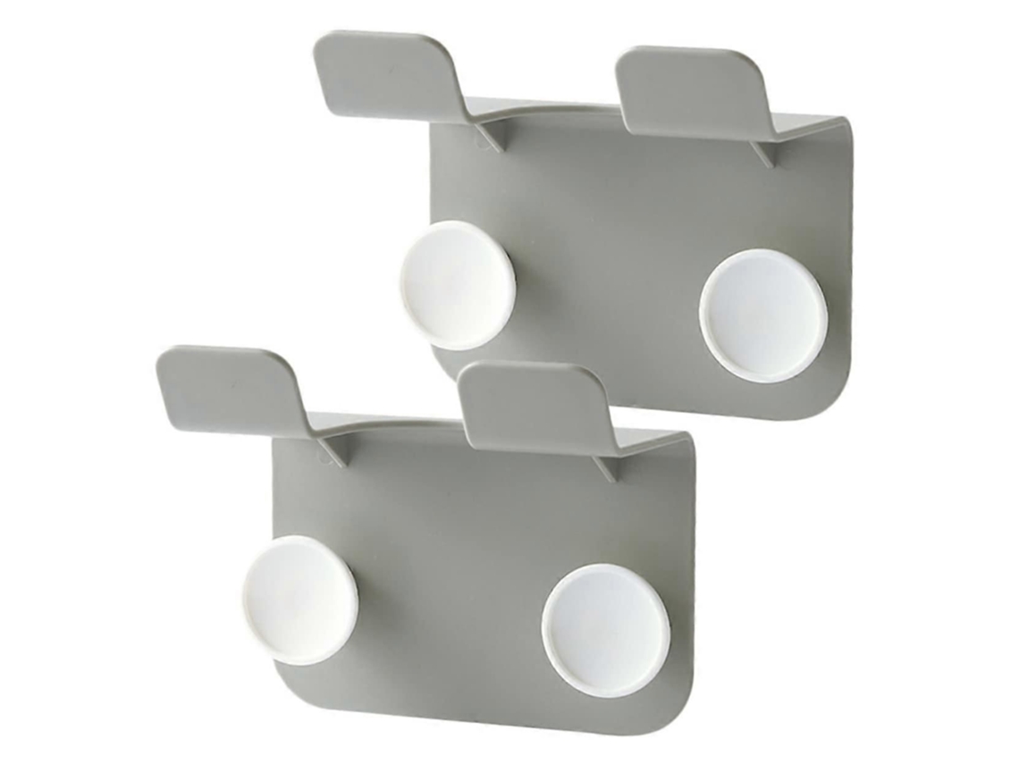 Conjunto de Suporte Parede para Secador Cabelo, Autoadesivo Cabelo Banheiro e Pent Eadeira. GOKOCO
