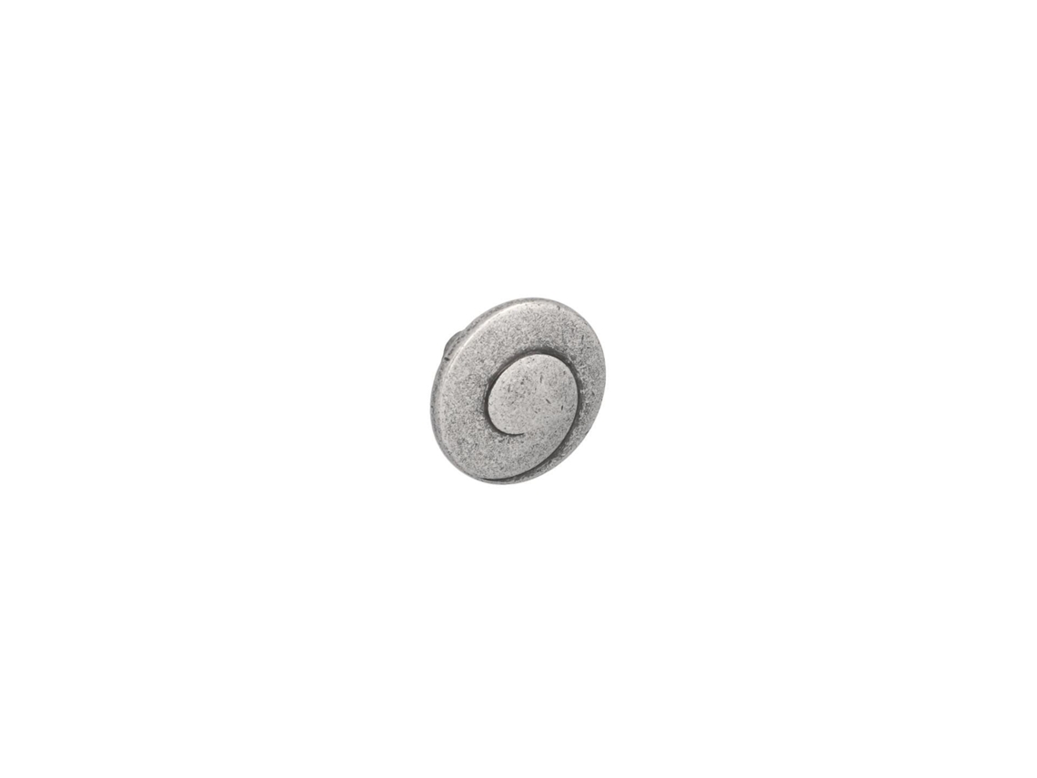 Conjunto de 6 Puxadores para Móveis em Zamac com distância entre centros de 32mm Pátina Real em Ouro Marfim HARDWAREXCHANGE