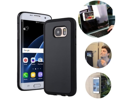 Capa Flexível Nano Sucção Para Samsung Dreamshop75 Preto