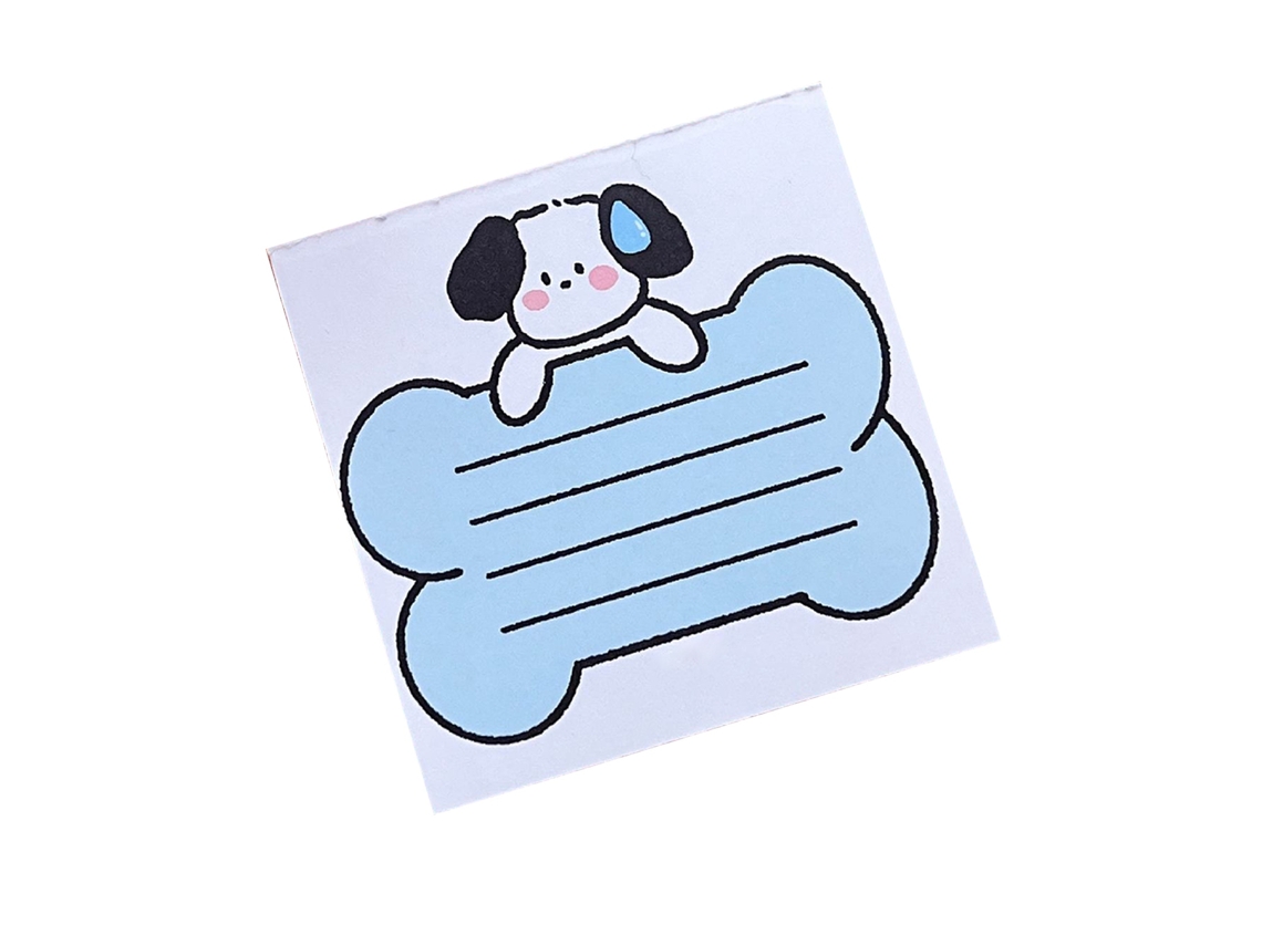 80 Folhas De Blocos De Notas Autoadesivos Com Lindos Desenhos Animados, Portáteis, Para Casa, Escola E Escritório.
