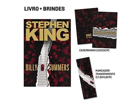 Livro Billy Summers de Stephen King (Português)