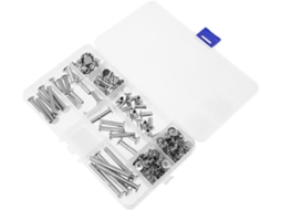Kit De Rebites M5 Em Aço Inoxidável, 80 Peças Sortidas 5 8 12 18 25 35 45mm, Fusos Álbuns De Fotos E