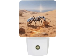 Luminária De Parede Com Sensor Crepuscular, Led Sahara Moderno 0,5 W