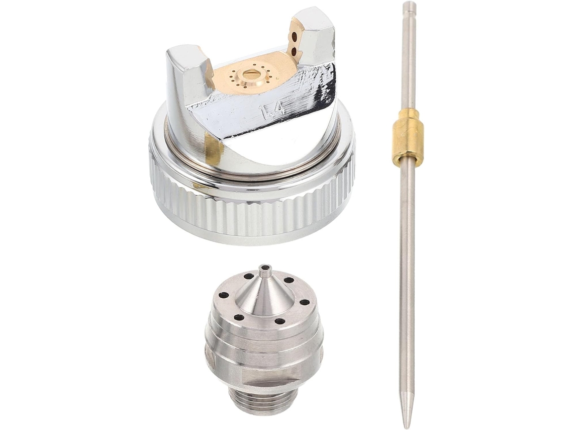 Kit de 3 peças para pistola de pintura automotiva de 1,4 mm na cor metálica, incluindo: