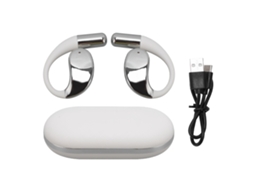 Fone de Ouvido Bluetooth Mali V5.4 Cancelamento de Ruído 8h reprodução confortável para esportes branco