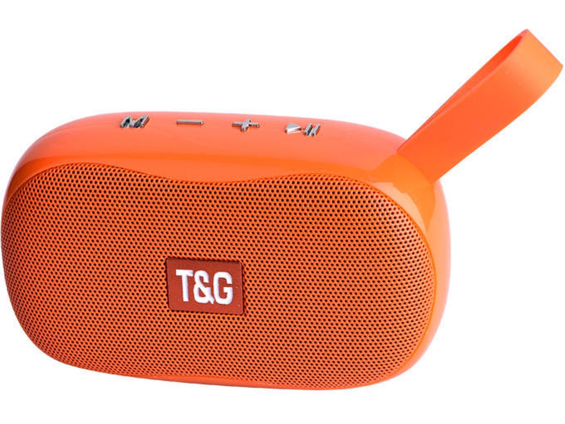 Coluna Bluetooth RITTEREC TG173 (Laranja - Alcance: até 10 m)