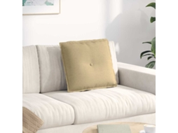 Vidaxl Travesseiro Para Costas Cinza Verde 50 X 45 Cm