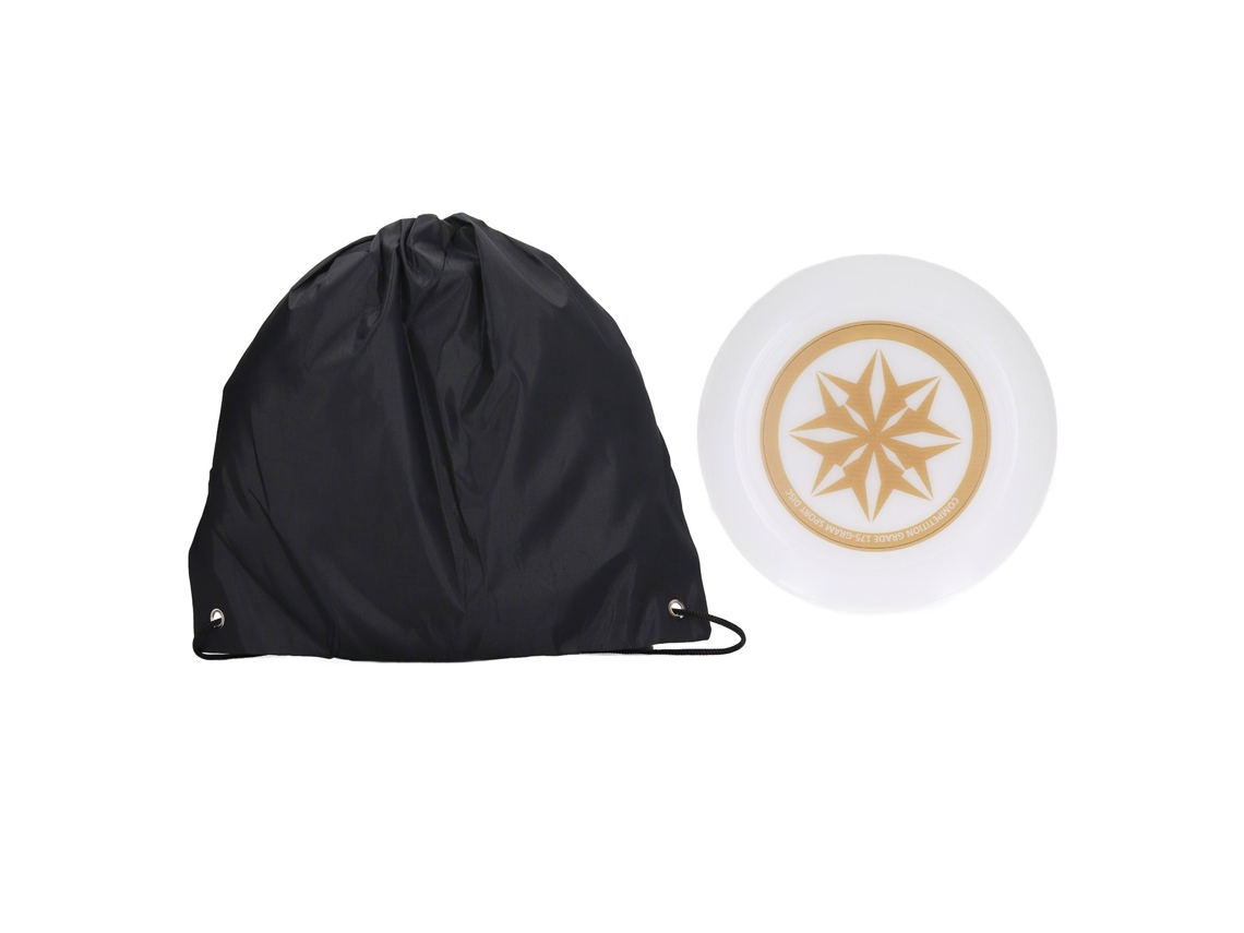 Disco Voador Portátil para Adultos, Luminoso, para Esportes, Competição, Camping e Praia, Dourado (2026)