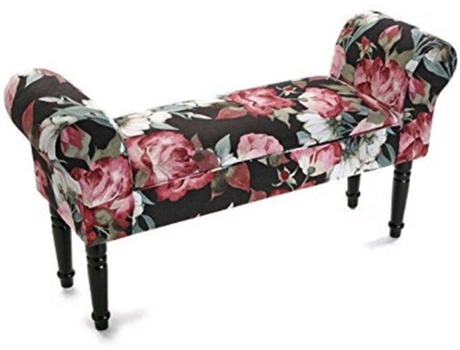 Banqueta VERSA Rosa Flores — Clássico