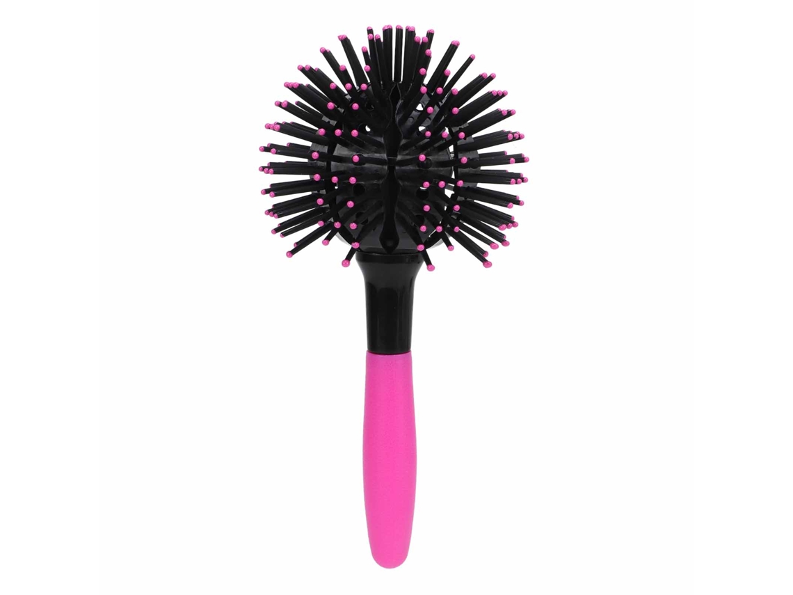 Pente De Cabelo 3d Ondulado Resistente A Altas Temperaturas Com Bola De Massagem 360° Para Cabelereiro