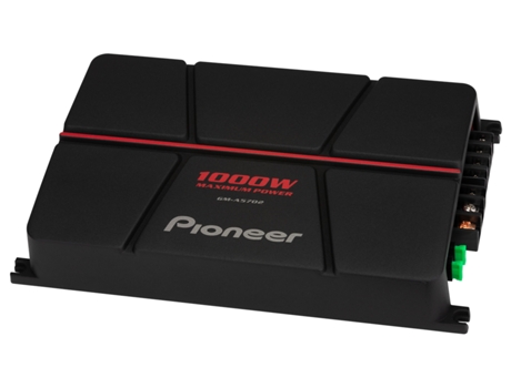 Amplificador Auto PIONEER GM-A5702 — 2 Canais | 1000W | 10Hz-70kHz | >96dB
