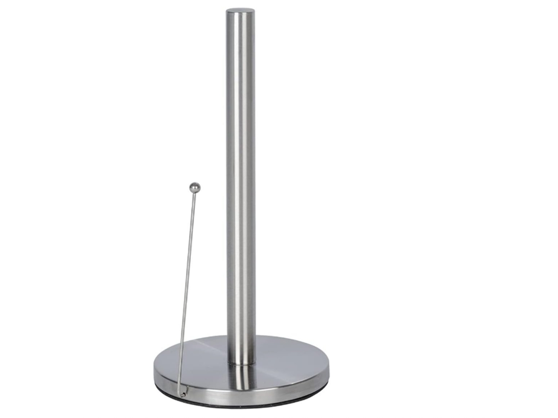 Suporte Para Rolo De Cozinha - Aço Inoxidável - Modelo De Pé - 33 Cm - Prata