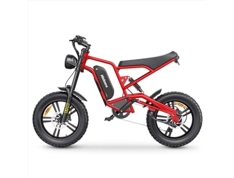 Bicicleta Elétrica Hidoes B6 Para Adultos 1200 W, Bicicleta De Montanha Todo O Terreno De 20 Com Bateria De 48 V E 15,6 Ah E Suspensão Total