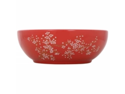 Countertop Basin, Countertop Basins Vidaxl Vermelho Cerâmica (n/a)