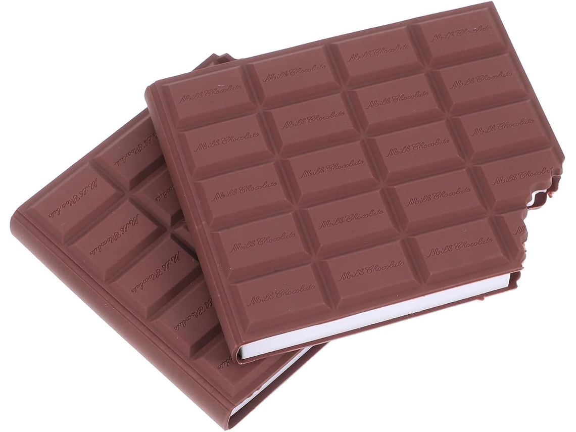 Bloc-notes Chocolat 2pcs Parfumé En Papel Adhésif Puissant, Fournitures Scolaires Pour Étudiants Et Usage