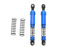 Conjunto de Amortecedores de Óleo de Alumínio 95mm para Carros Rc Scx10 1/10 Azul S/MARCA