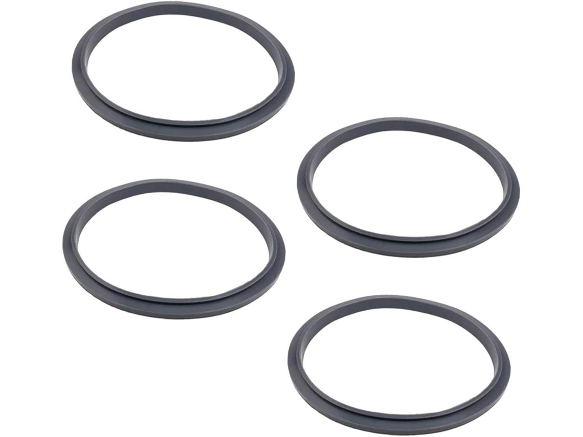 Anéis De Vedação Silicone Para Liquidificadores, 4 Peças, Pretos,