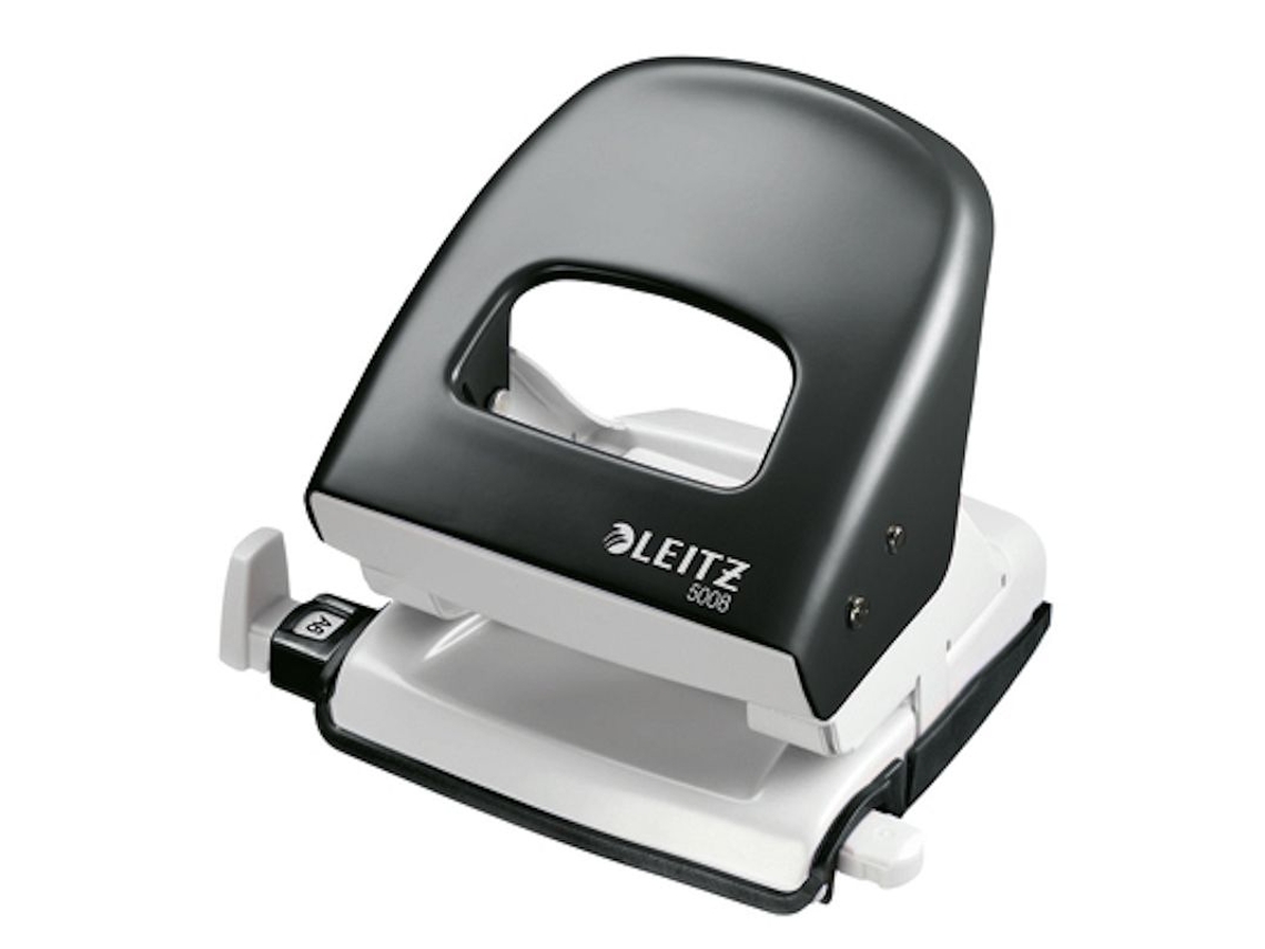 Furador LEITZ 50080095 Preto (2 furos - Capacidade de Furação: 30 folhas)