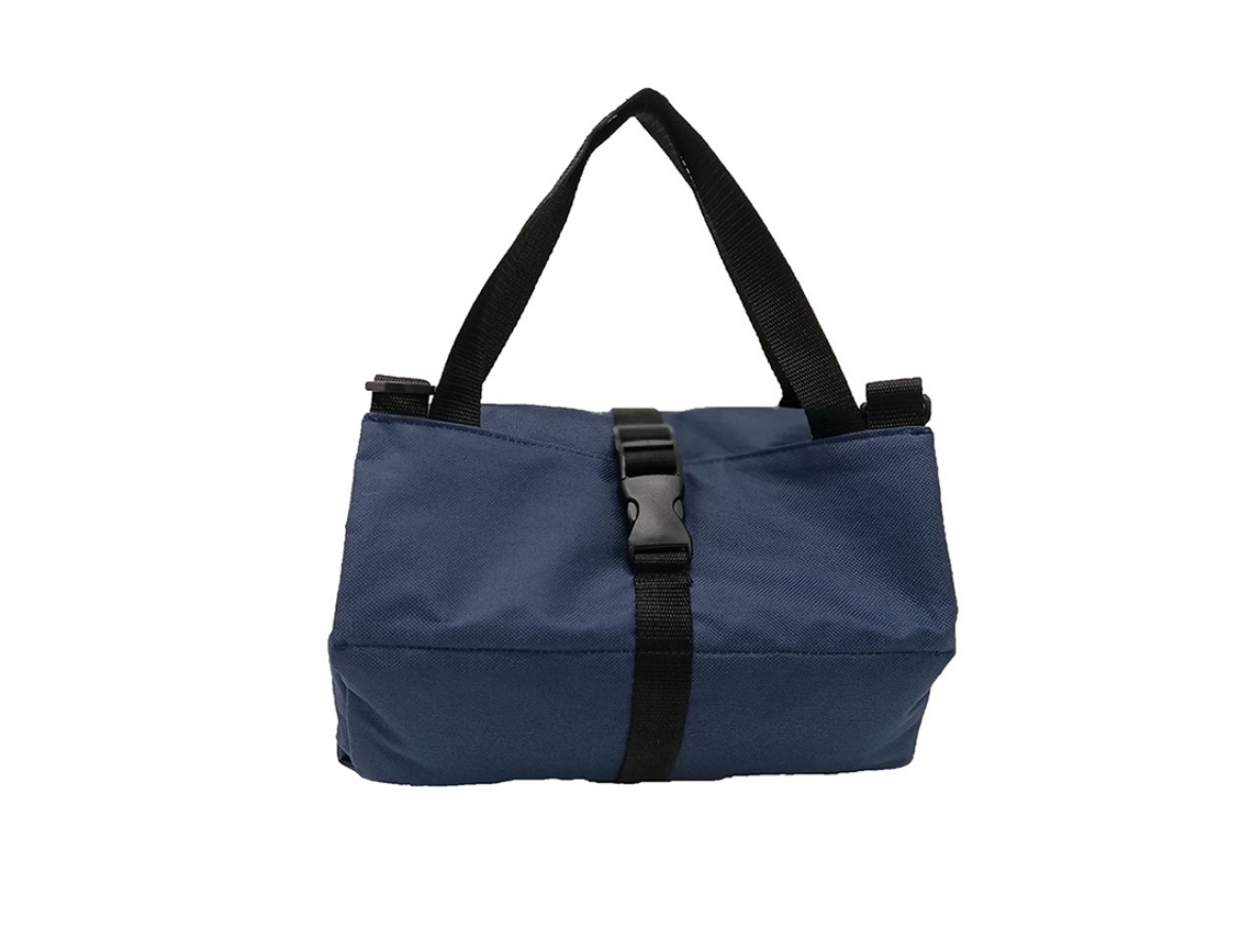 Bolsa De Armazenamento Para Ferramentas Suspensa De Tela Oxford Portátil Com Fivela Para Peças De Hardware E Automotivo Azul Escuro
