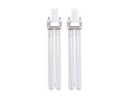 Omni 2 Lâmpadas de Luz Ultravioleta 11w para Desinfecção com Base G23 para Sterilizador Acuario Purificador Aire como Se Muestra