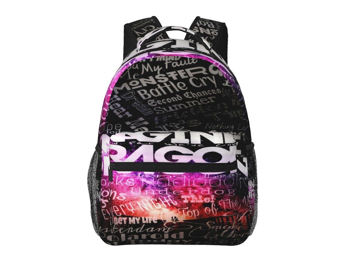 Mochila K2 Imagine Dragons Para Escola E Trabalho, Leve E À Prova Dágua, Mochila Estilosa Para Estudantes E Adultos Olysi Shop (nº 2)