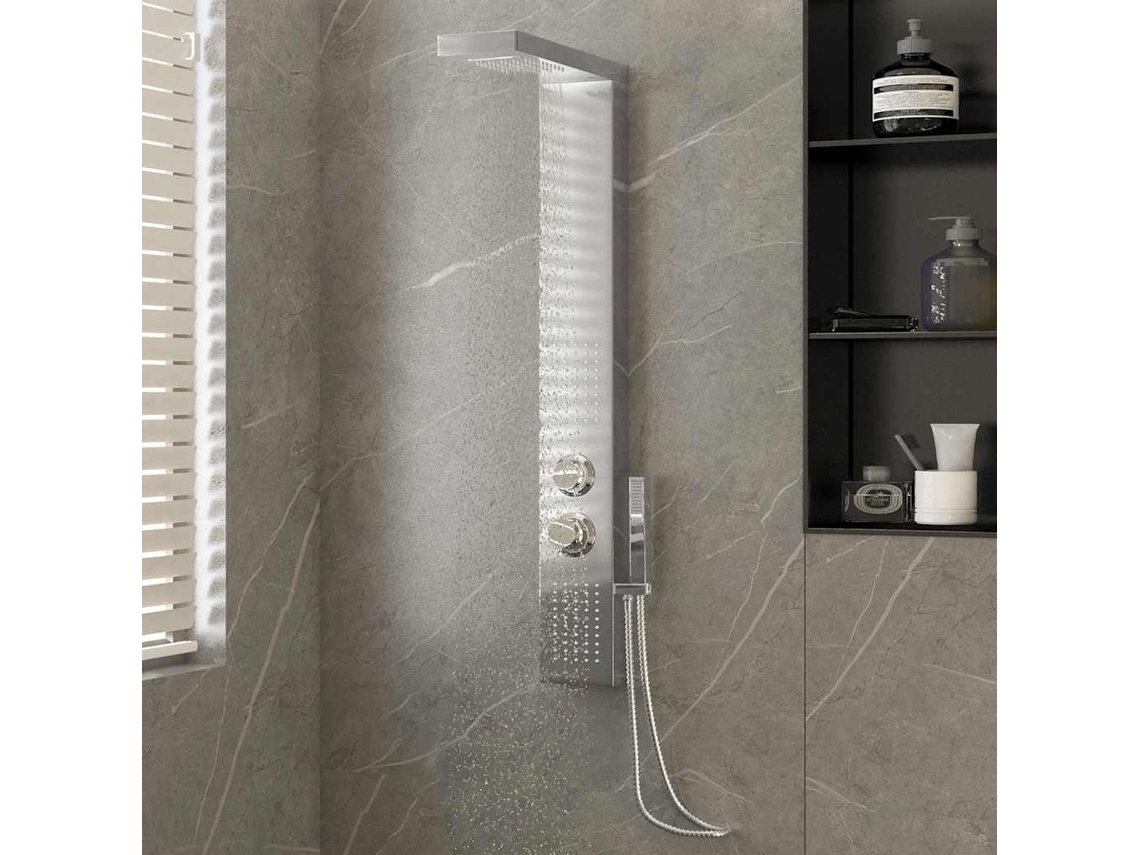 Sistema De Coluna De Duche Quadrado Aã§o Inoxidãvel DKD HOME DECOR