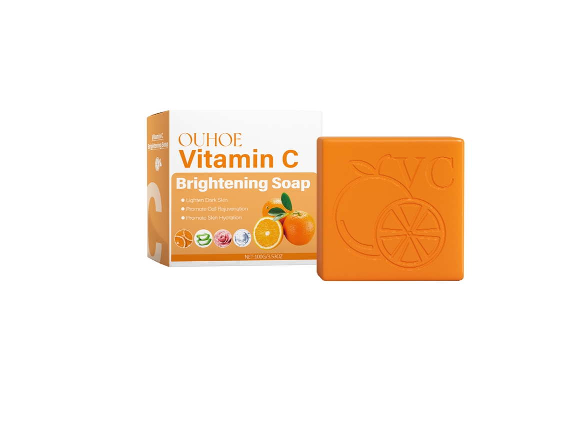 Sabonete Corporal LAXISCREED com Vitamina C para Limpar, Hidratar e Renovar a Pele Opaca