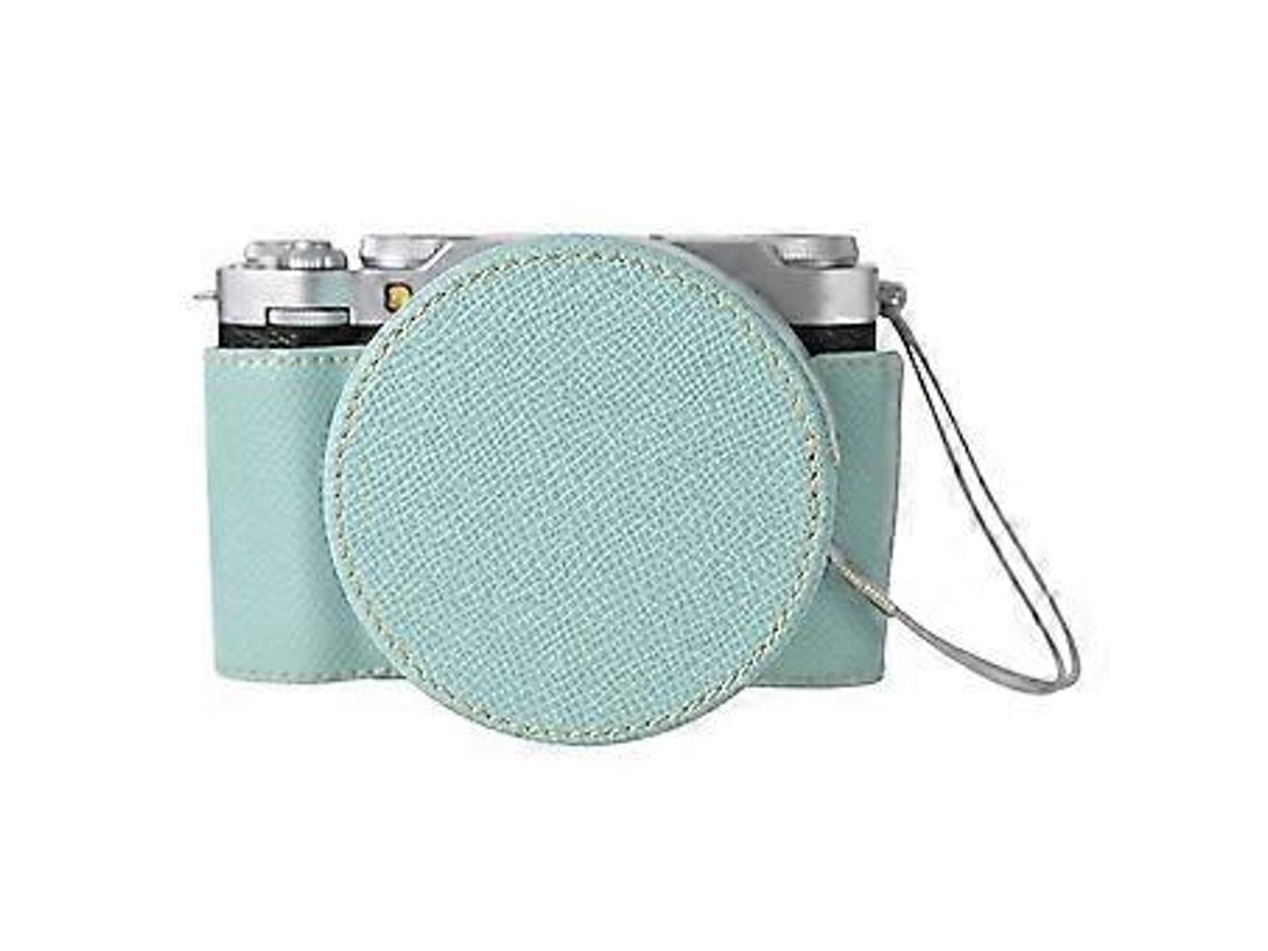 Bolsa De Couro Sintético Para Câmera Fujifilm X M5 Com Capa Protetora De Lente Brilvibera