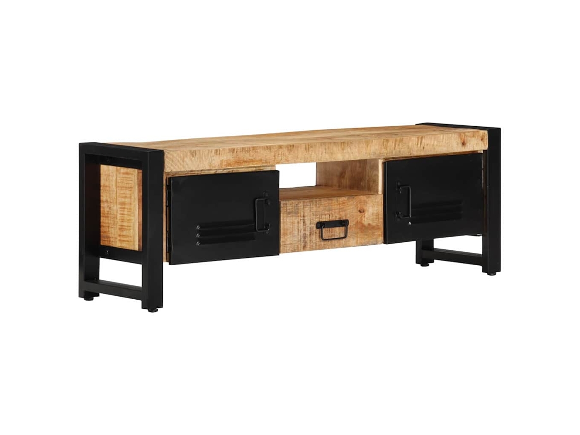 Vidaxl Móvel De Tv 120x30x40 Cm Madeira De Mangueira Maciça