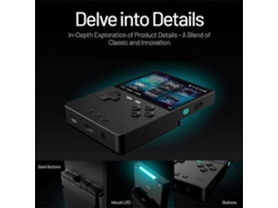 Console De Jogos Portátil Brick, 128 Gb, Linux, Tela Ips De 3,2 Polegadas Com Resolução De 1024x768. Hengjian