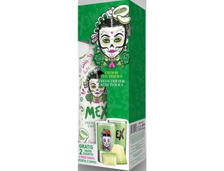 Licor Mex Tequila E Melão Com 2 Copos