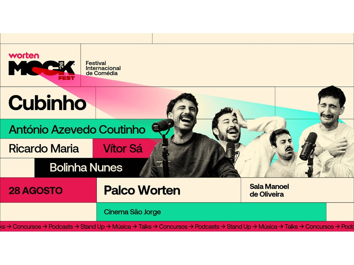 Bilhete WORTEN MOCK FEST|CUBINHO