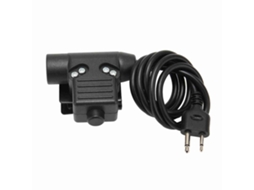 Plug de Cabo U94 Ptt EOOCOO adaptador militar para comunicação