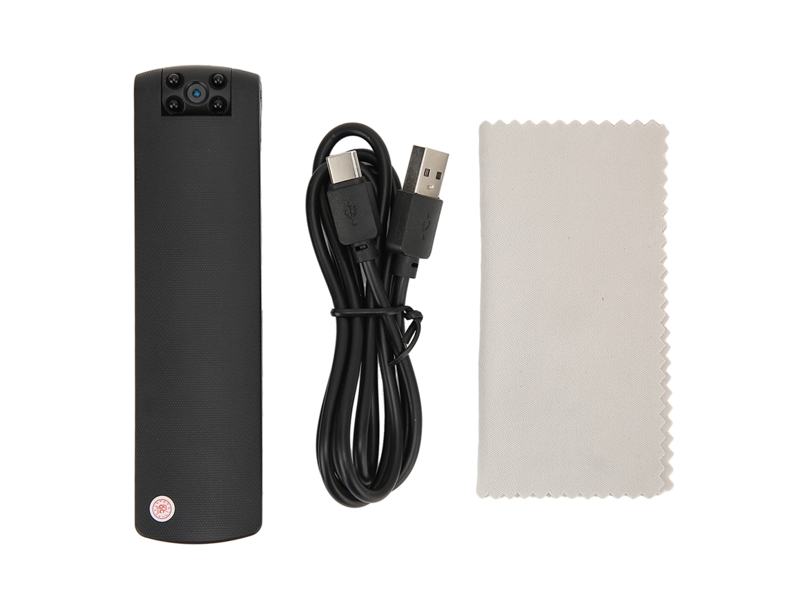 Câmera Corporal LAXISCREED 180° Visão Noturna Automática