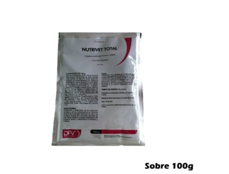 Antidiarreico NUTRIVET TOTAL 100G Terneros Y Corderos