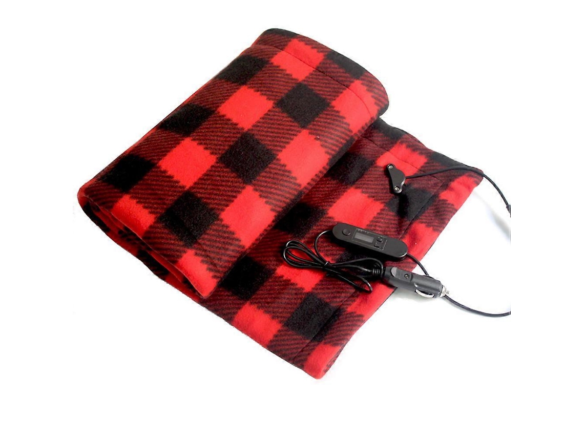 Manta Eltrica Aquecida Para Carro, 12v, Em Fleece, Com Ajuste De Temperatura, Ideal Para Viagens Em Carros, Trailers, Casas E Escritrios. Olysi Shop