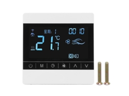 Termostato para ventiloconvector (alimentado por AC220V, controle inteligente de temperatura por cristal líquido)
