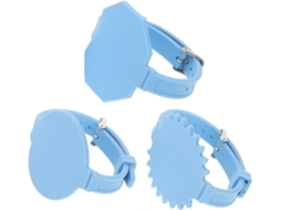 Lote De 3 Pulseiras Mémo En Silicone Effaçables Forme Montre Pour Infirmières Et Personnel De Bureau