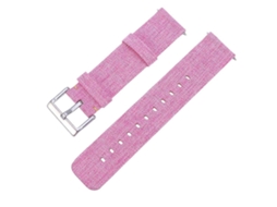 Pulseira De Lona Delicada Para Smartwatch, Compatível Com Fitbit Versa (rosa)