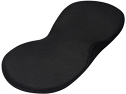 Almofada lombar ergonômica de espuma viscoelástica para apoio no assento do carro e na mesa.