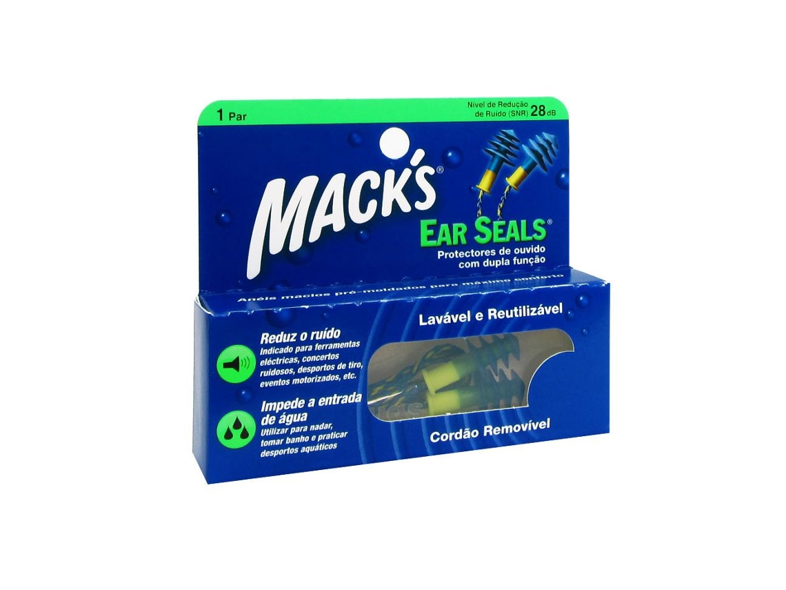 Macks Tampões Ouvidos Kit Conforto 1par