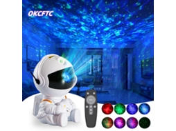 (estrela Branca) Projeção Do Céu Estrelado Via Láctea Luz Noturna Led Astronauta