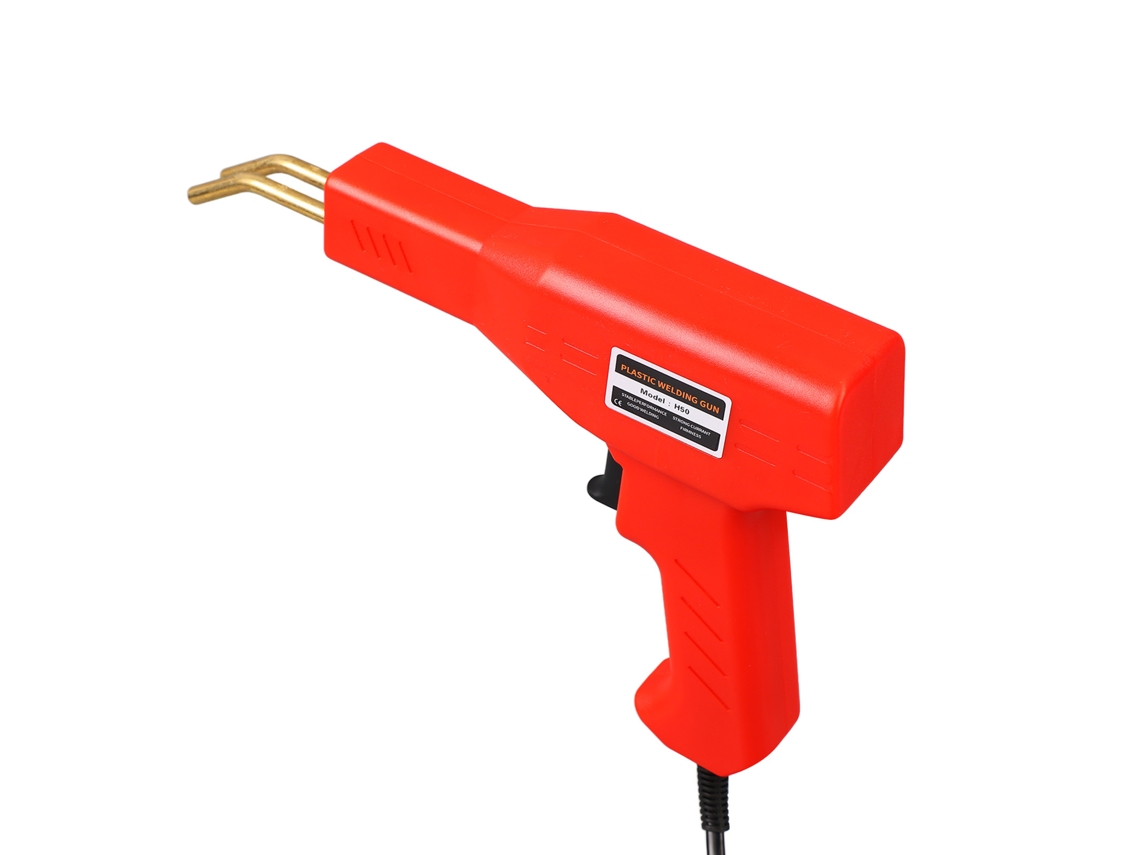Kit de reparo de plástico com soldador portátil para para-choques de carros, painéis de instrumentos e suportes de lâmpadas.