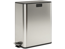 Küchenmülleimer 2 X 28l Edelstahl-tretmülleimer Mit Soft-close-deckel, Herausnehmbaren Inneneimern
