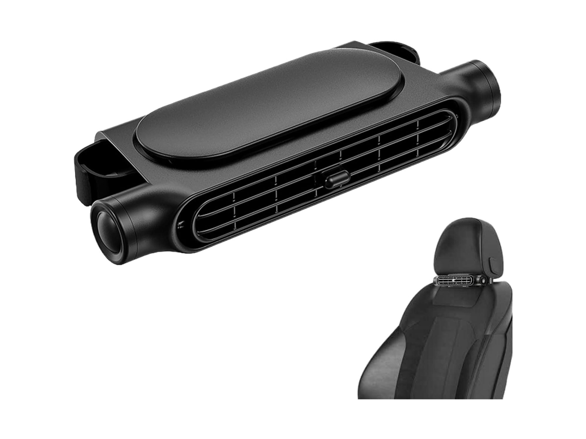 Ventilador de Mesa MDUG, com clipe, recarregável, visor LED, silencioso
